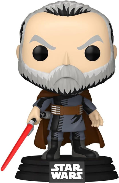 Funko POP! Star Wars: May The Force - Count Dooku - Retro - Collectable Vinyl Figure - Gift Idea - Official Merchandise - Toys For Kids & Adults - Model Figure for Collectors and Display