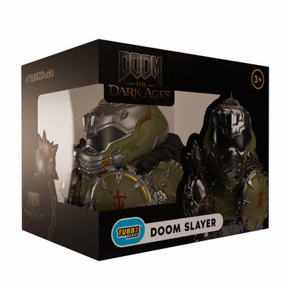 TUBBZ Boxed Edition: Doom Dark Ages - Doom Slayer Cosplaying Rubber Duck Vinyl Figure – Official Collectible for Fans of Doom