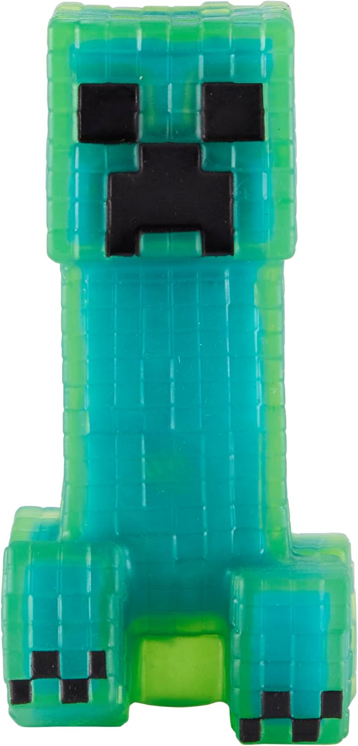 Heroes of Goo Jit Zu Minecraft Stretchy Characters, Creeper, Super Stretchy Goo Filling With Hidden Gunpowder Piece Inside