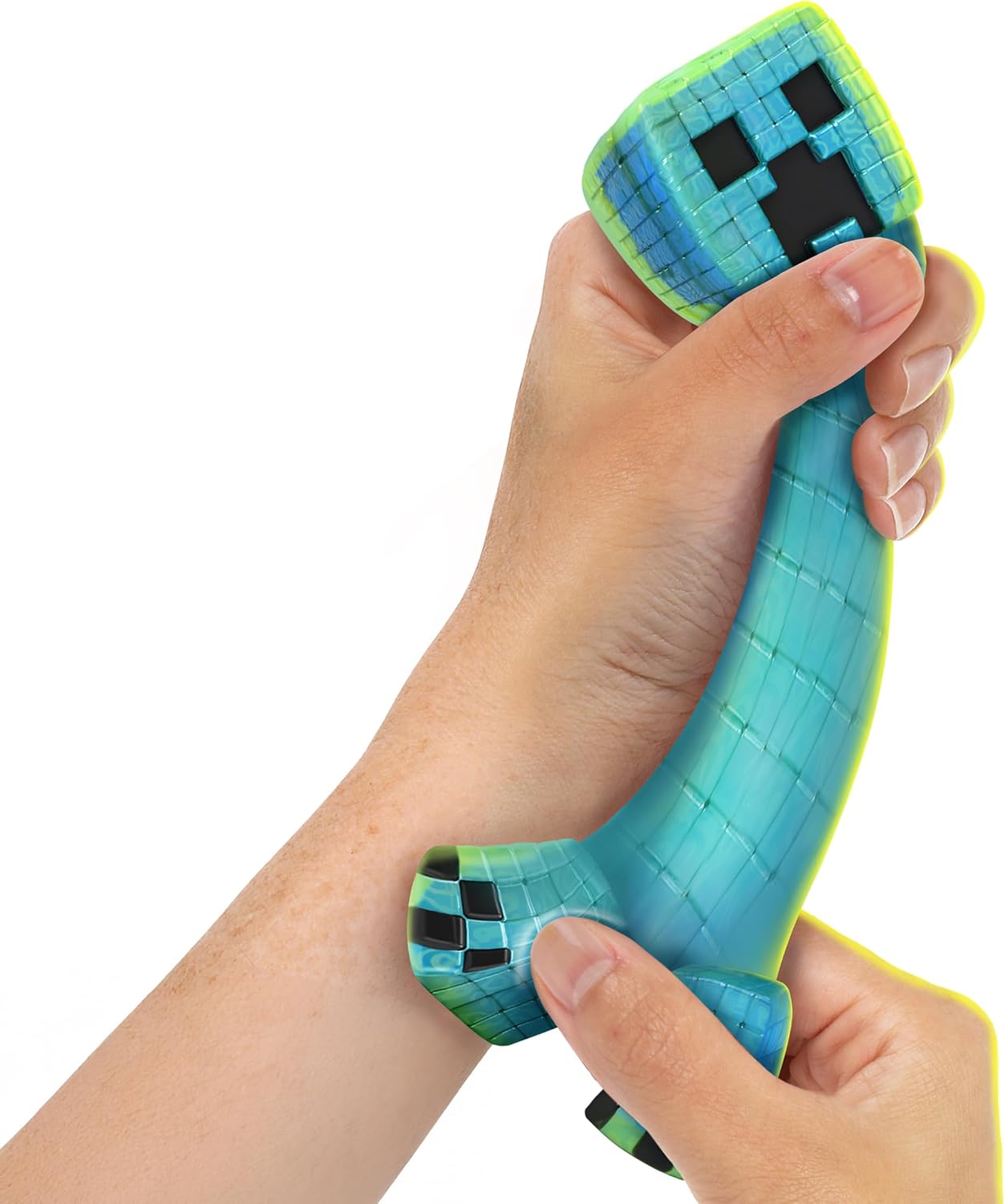 Heroes of Goo Jit Zu Minecraft Stretchy Characters, Creeper, Super Stretchy Goo Filling With Hidden Gunpowder Piece Inside