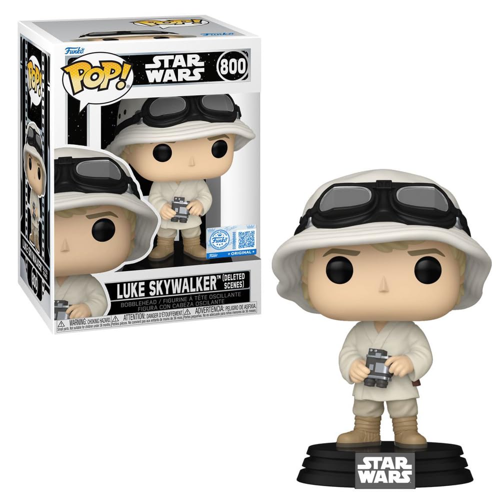POP Star Wars Luke Skywalker (Deleted Scenes) Funko Original 800 (with Plastic Protection