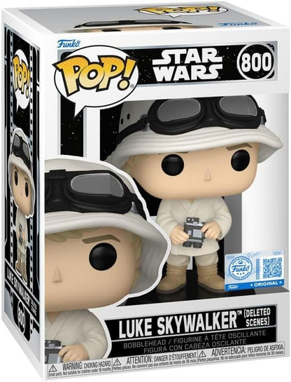POP Star Wars Luke Skywalker (Deleted Scenes) Funko Original 800 (with Plastic Protection
