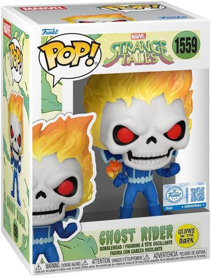 Funko Pop! Marvel #1559 Strange Tales Ghost Rider Glow-in-The-Dark Exclusive Vinyl Figure