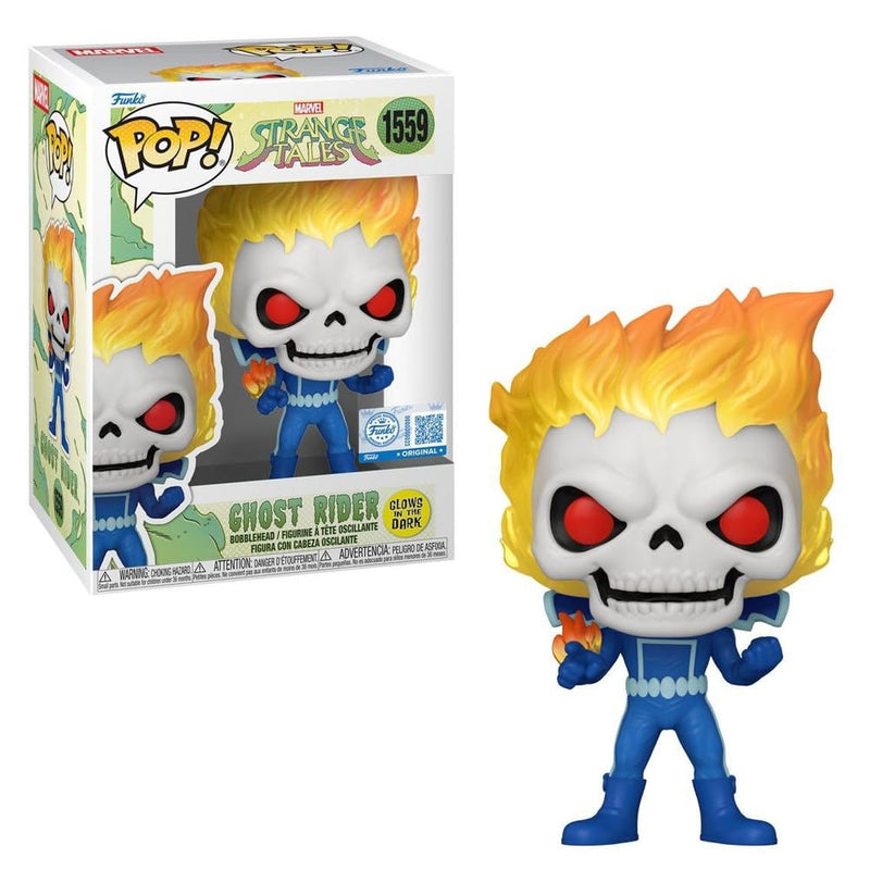 Funko Pop! Marvel #1559 Strange Tales Ghost Rider Glow-in-The-Dark Exclusive Vinyl Figure