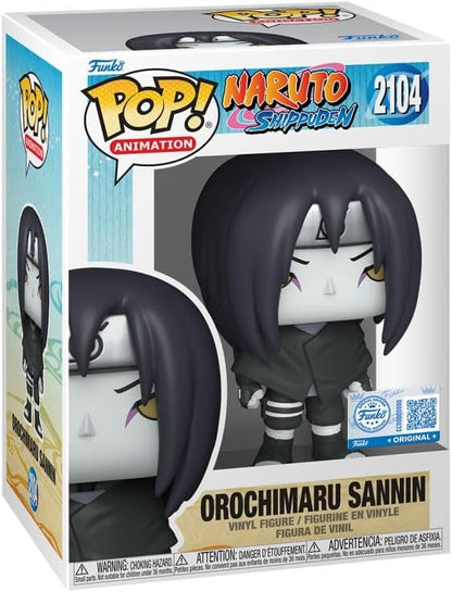 Funko Pop! Animation Naruto Shippuden - Orochimaru Sannin #2104 Exclusive - Figura in Vinile da Collezione 9.9 cm
