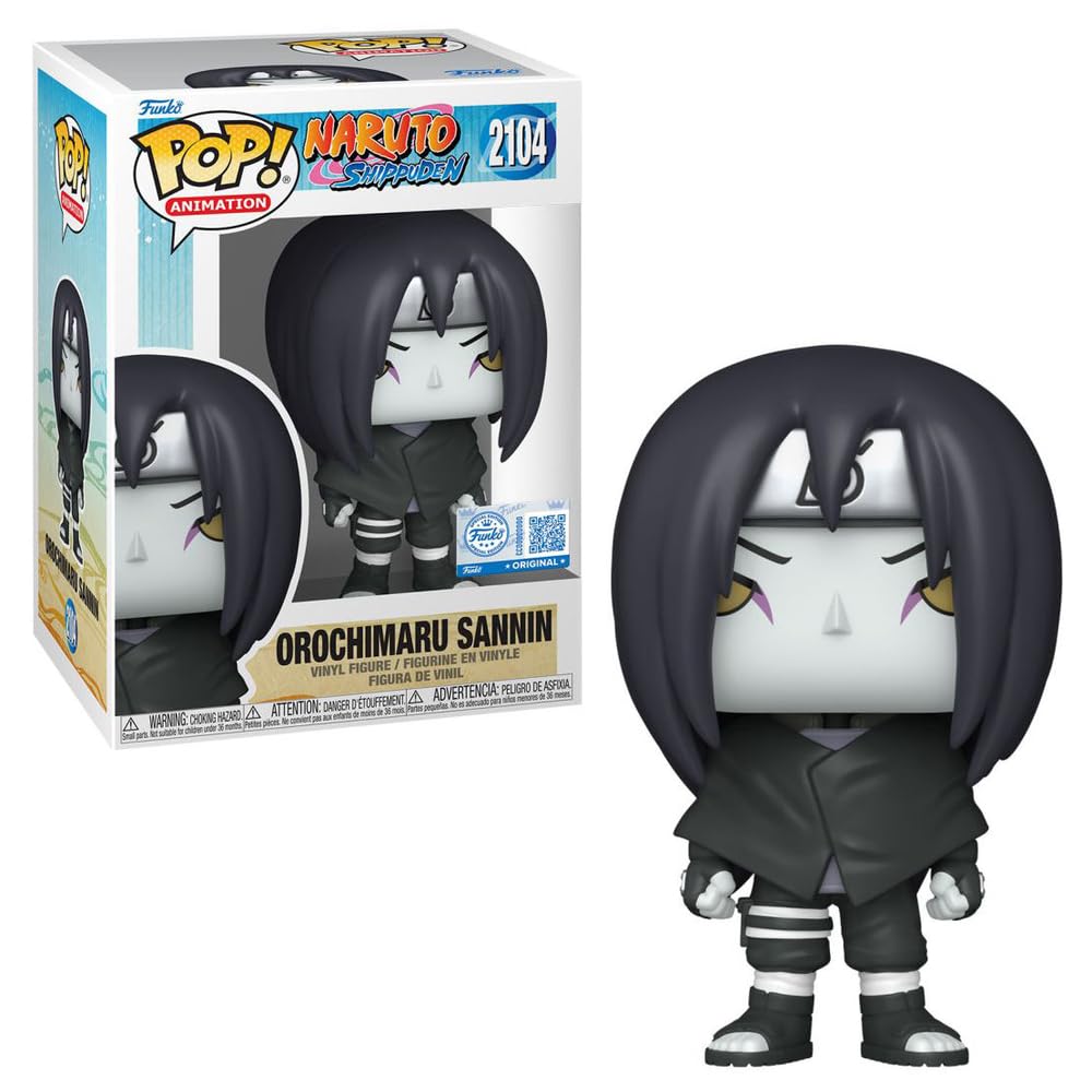 Funko Pop! Animation Naruto Shippuden - Orochimaru Sannin #2104 Exclusive - Figura in Vinile da Collezione 9.9 cm