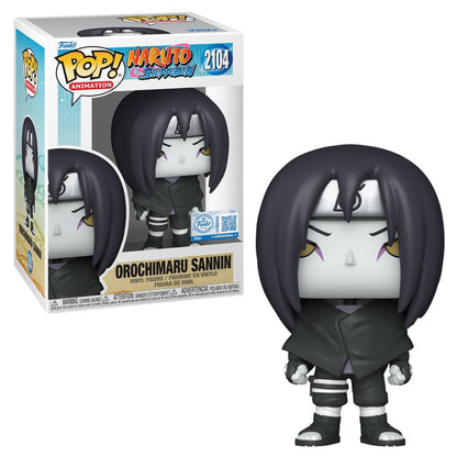 Funko Pop! Animation Naruto Shippuden - Orochimaru Sannin #2104 Exclusive - Figura in Vinile da Collezione 9.9 cm