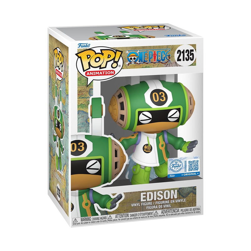 Funko Pop! Animation: One Piece - Edison - Amazon Exclusive - Collectable Vinyl Figure - Gift Idea - Official Merchandise - Toys for Kids & Adults - Anime Fans - Model Figure for Collectors