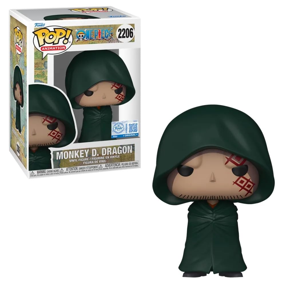 POP! Animation: One Piece - Monkey D. Dragon Chrono Toys Pre-Release Sticker with Protector