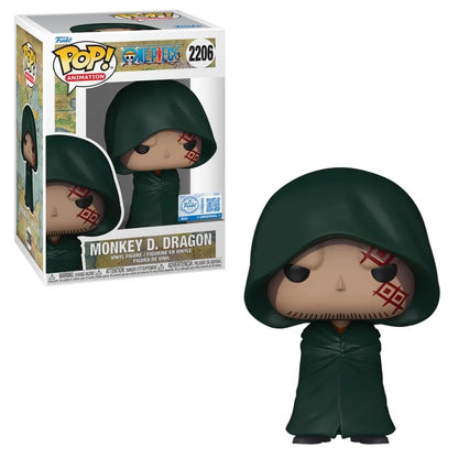 POP! Animation: One Piece - Monkey D. Dragon Chrono Toys Pre-Release Sticker with Protector
