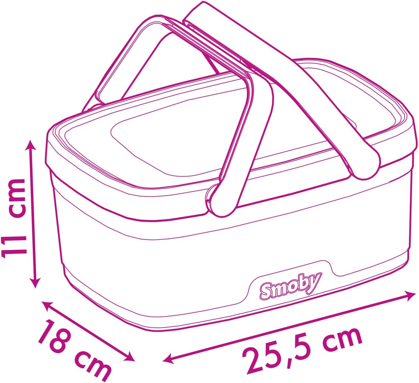 Smoby - Dp 2In1 Picnic Basket (7600312515)