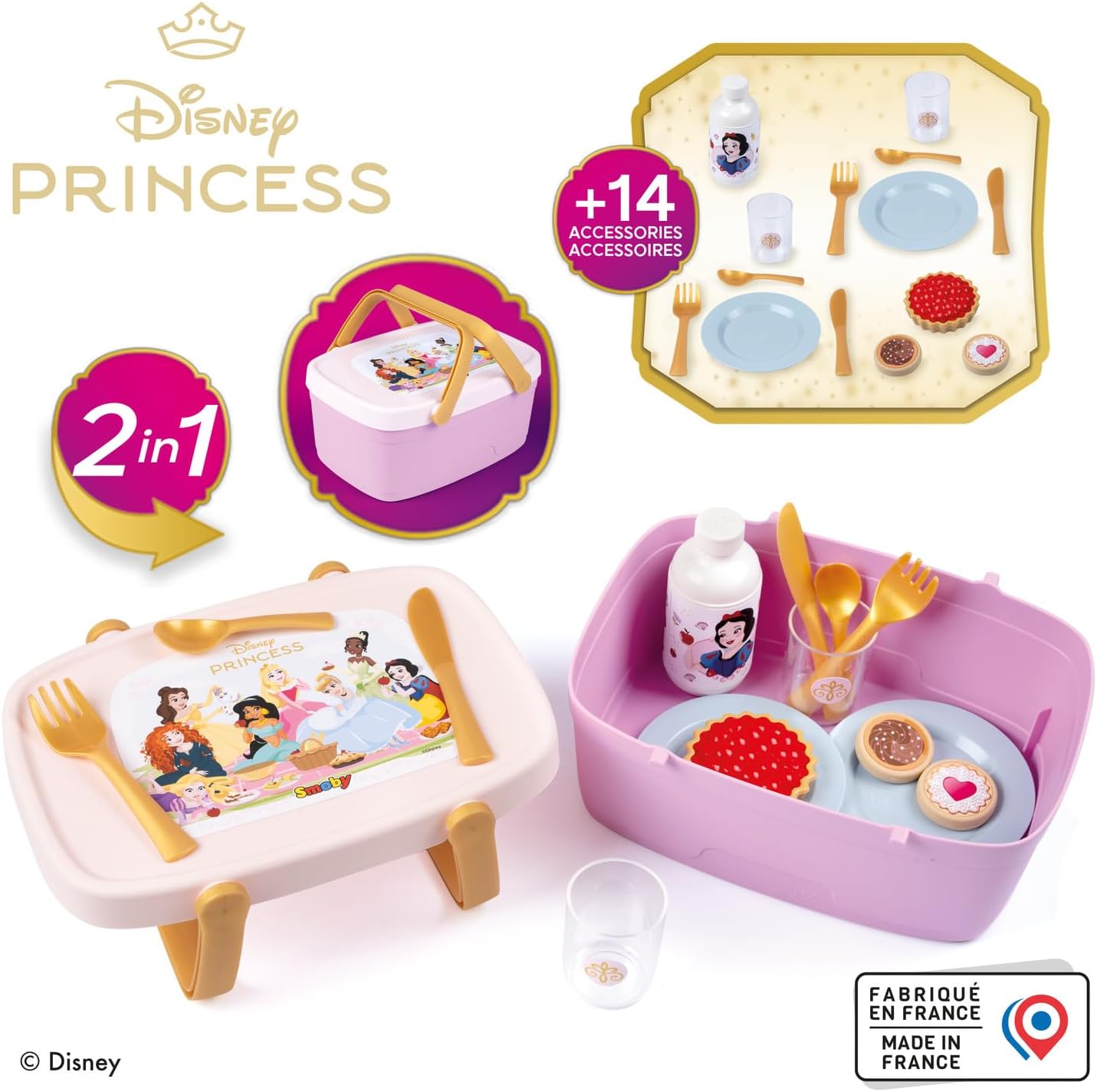 Smoby - Dp 2In1 Picnic Basket (7600312515)