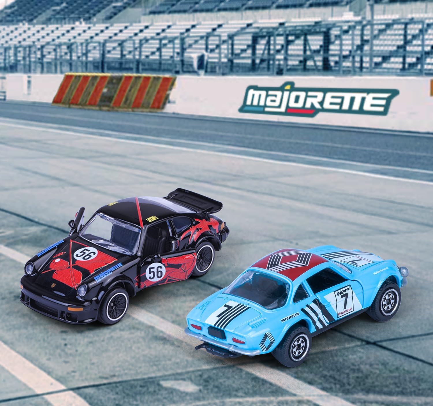 Majorette Vintage Racing 5 Pieces Giftpack diecast cars suitable for play, collect and gift kids and adults