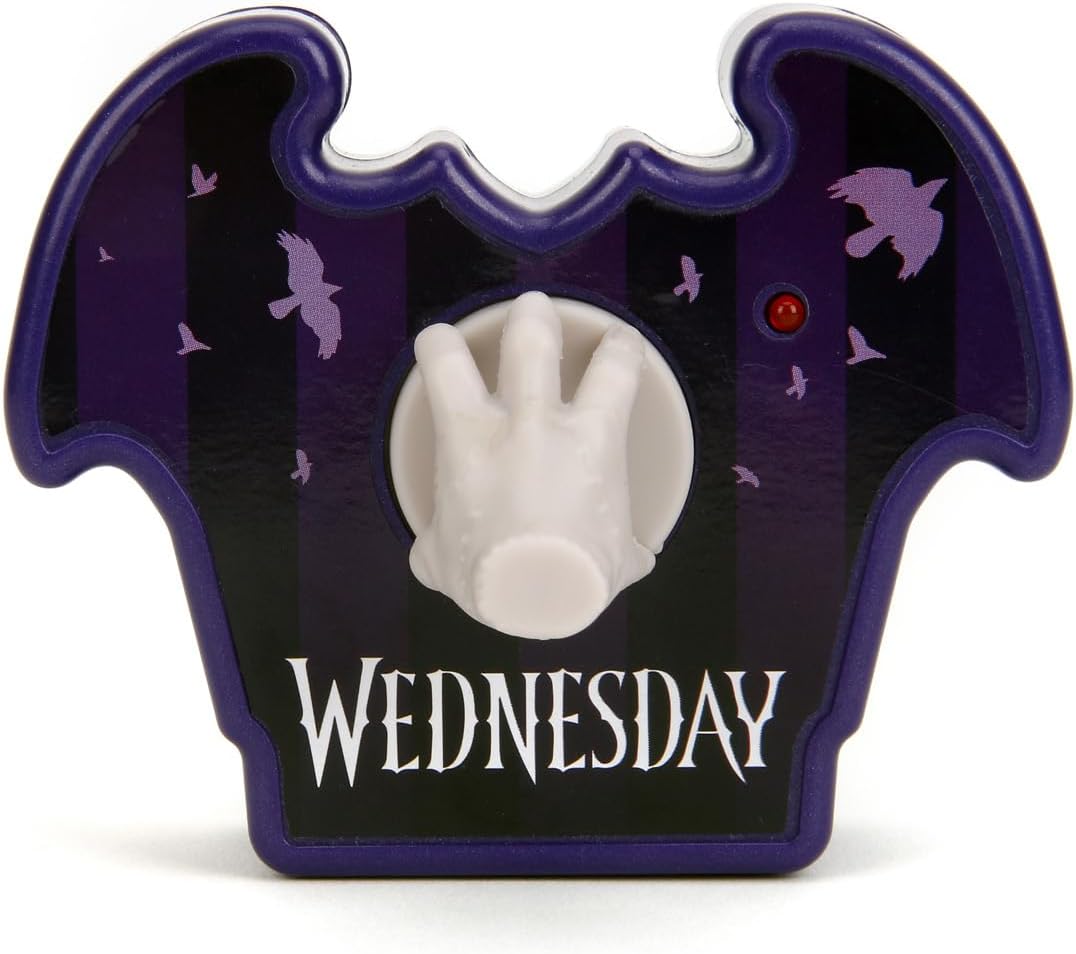 Jada Toys Wednesday Addams RC Thing (18 cm) - Op afstand bestuurde ijskoud handje voor Wednesday fans en kinderen vanaf 8 jaar, speelgoedhand incl. afstandsbediening en batterijen