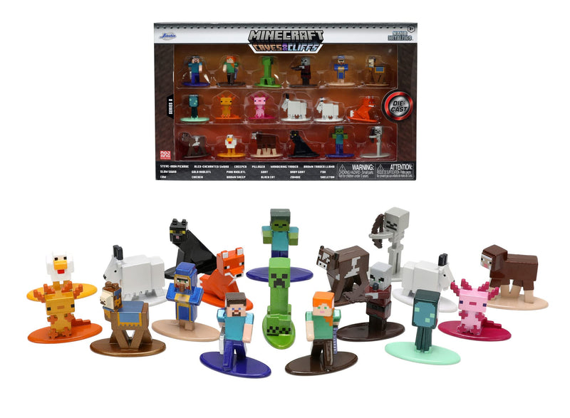 Jada Toys 253265008 - Minecraft Multi Pack Nano figuren, Wave 8, meerkleurig