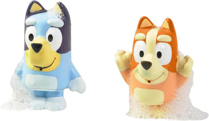 Toomies Bluey Bath Squirters, Bluey & Bingo Water Squirter Set, Soft Squeeze Bath Toys for Toddlers, Easy-Grip Water Play for Little Hands, Developmental Bath Time Toys for Imaginative Play