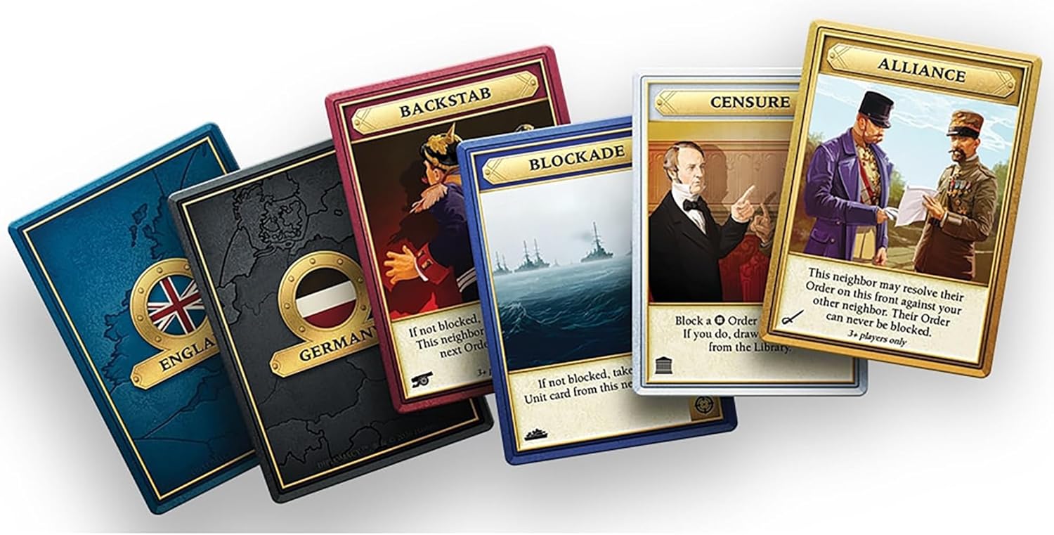 Renegade Games: Diplomacy - The Golden Blade - Gioco di carte autonomo, intrighi-Trust-tradimento, negoziare alleanze europee, età 15+, 2-7 giocatori