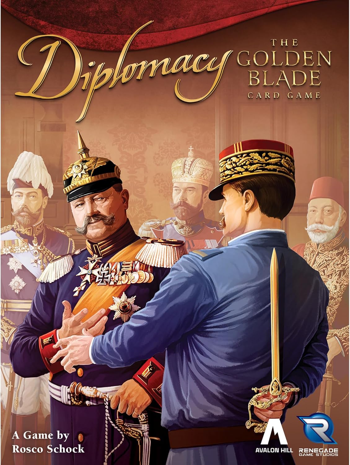 Renegade Games: Diplomacy - The Golden Blade - Gioco di carte autonomo, intrighi-Trust-tradimento, negoziare alleanze europee, età 15+, 2-7 giocatori