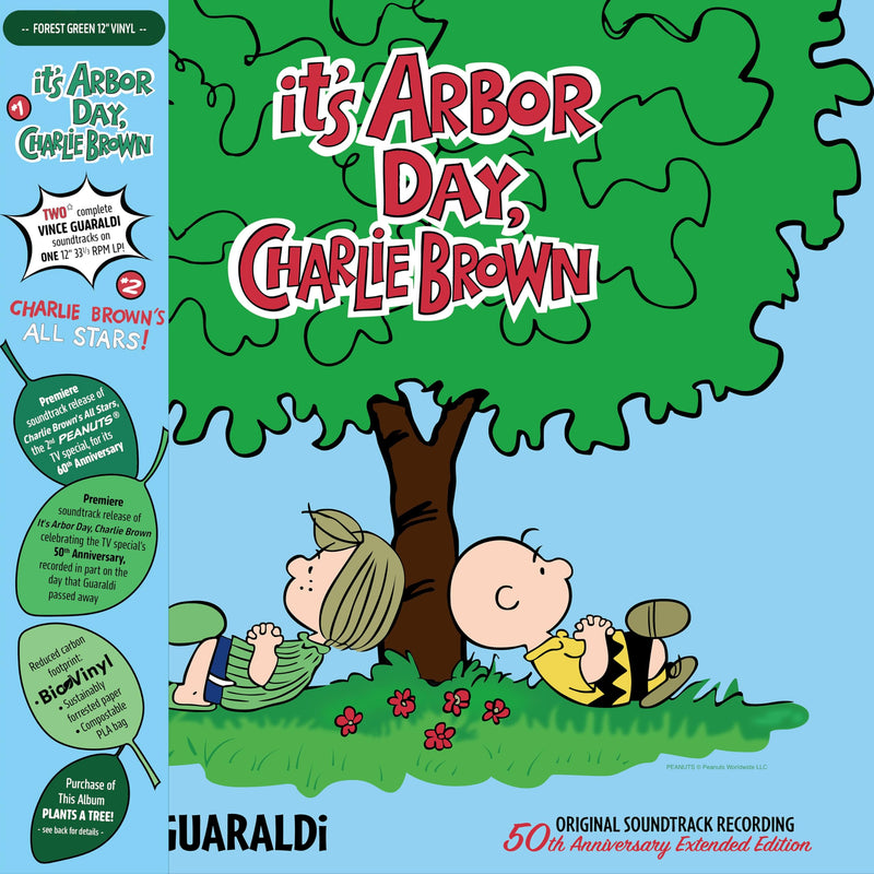 It's Arbor Day, Charlie Brown/Charlie Brown's All Stars! - Original Soundtrack Recordings 50th & 60th Anniversary Editions Forest Green BioVinyl
