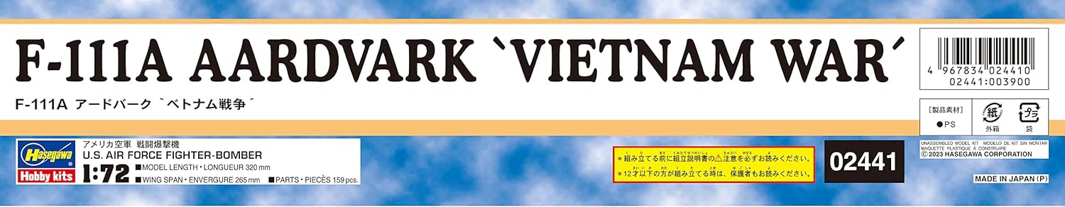 `Hasegawa - 1/72 F-111A Aardvark, Vietnam Krieg`