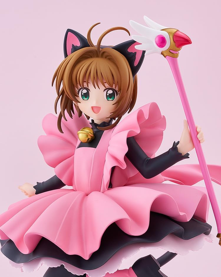 GOOD SMILE COMPANY POP UP PARADE Cardcaptor Sakura Clow Card Edition Sakura Kinomoto Black Cat Style Costume Ver. L Size, Non-scale, Plastic, Painted Finished Product