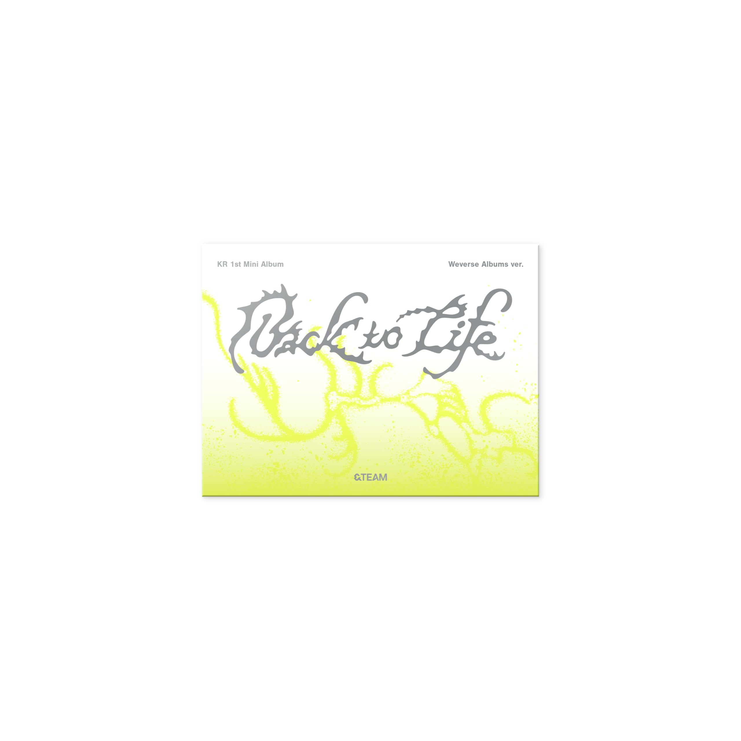 &TEAM BACK TO LIFE (WEVERSE ALBUMS VER.)