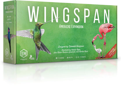 Stonemaier Games | Wingspan Americas Expansion | Board Game | Ages 14+ | 1-5 Players | 60-90 Minutes Playing Time
