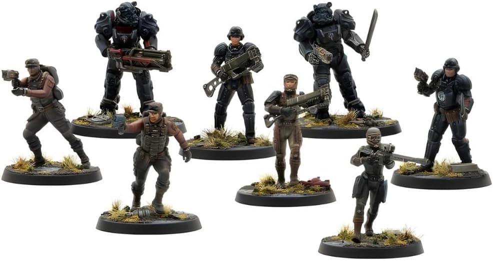 Modiphius, Fallout: Miniatures - Brotherhood of Steel Core Set (Plastic