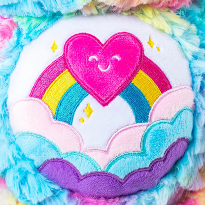 Basic Fun Care Bears 35cm Plush – Caring Colours Bear from the Cozy Collection – Soft Huggable Toy with Embroidered Details – Gift for Kids Ages 4+