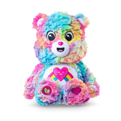 Basic Fun Care Bears 35cm Plush – Caring Colours Bear from the Cozy Collection – Soft Huggable Toy with Embroidered Details – Gift for Kids Ages 4+