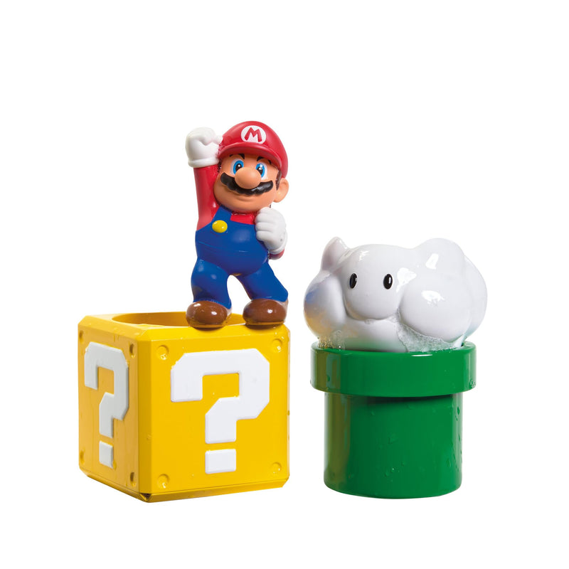 My Mario Pour & Nest Bath Playset by TOMY Toomies - Pouring Toddler Water Toys for Bath or Pool - Officially Licensed Mario Toys - Easter Basket Stuffers for Kids - Ages 2 Years and Up