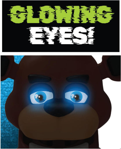 Five Nights at Freddys Classic Freddy - 5-Inch Articulated Figure with Jumpscare Feature and Glow-In-The-Dark Eyes