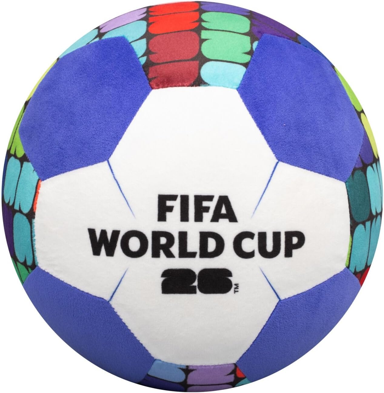 FIFA® 9-Inch Purple Plush Football - Soft, Collectible World Cup™ Plush Toy - Official FIFA® Pattern - Ages 3+