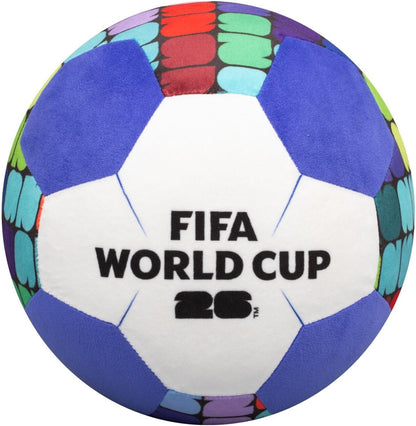 FIFA® 9-Inch Purple Plush Football - Soft, Collectible World Cup™ Plush Toy - Official FIFA® Pattern - Ages 3+