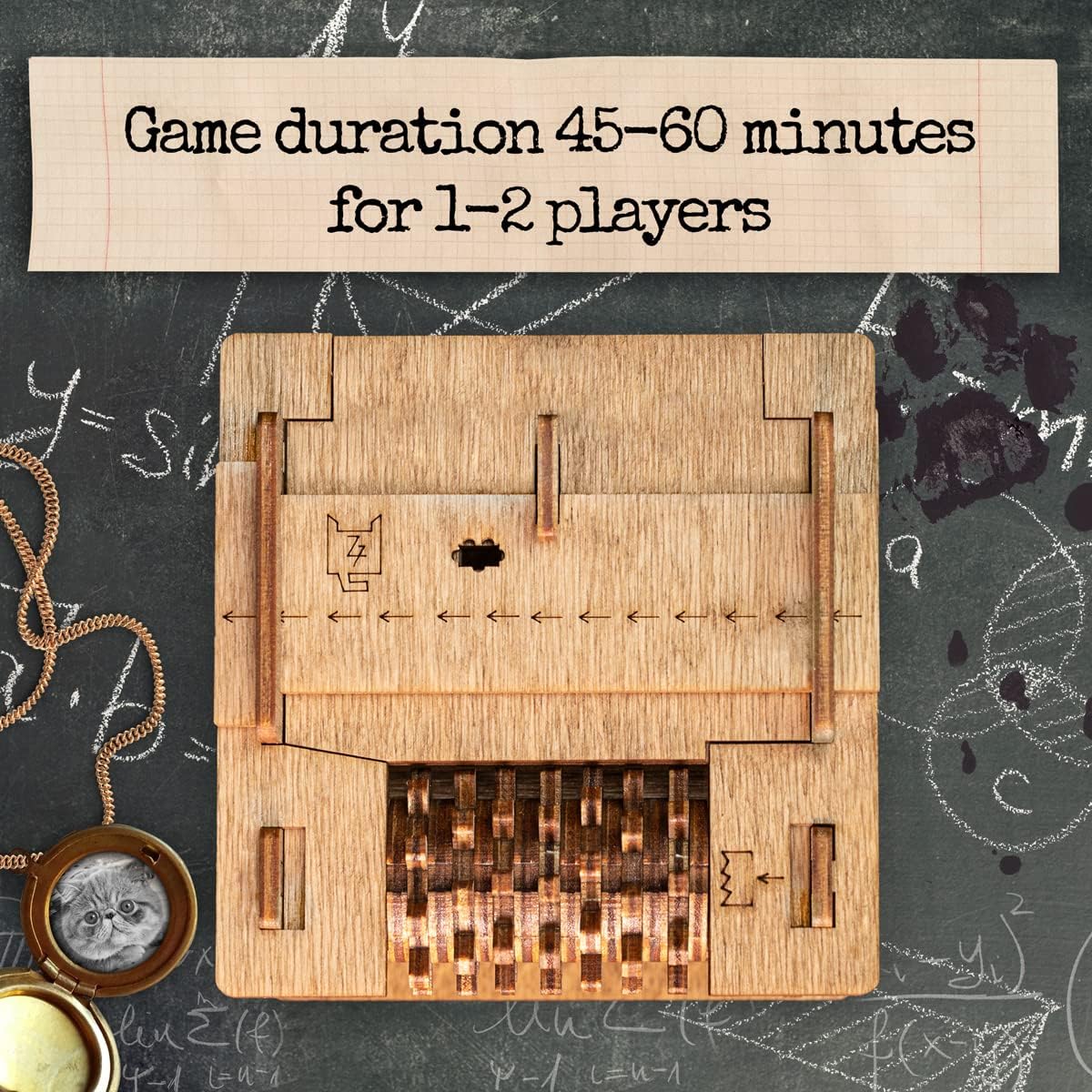 Cluebox - Escape Room in a Box - Schrodinger\`s Cat