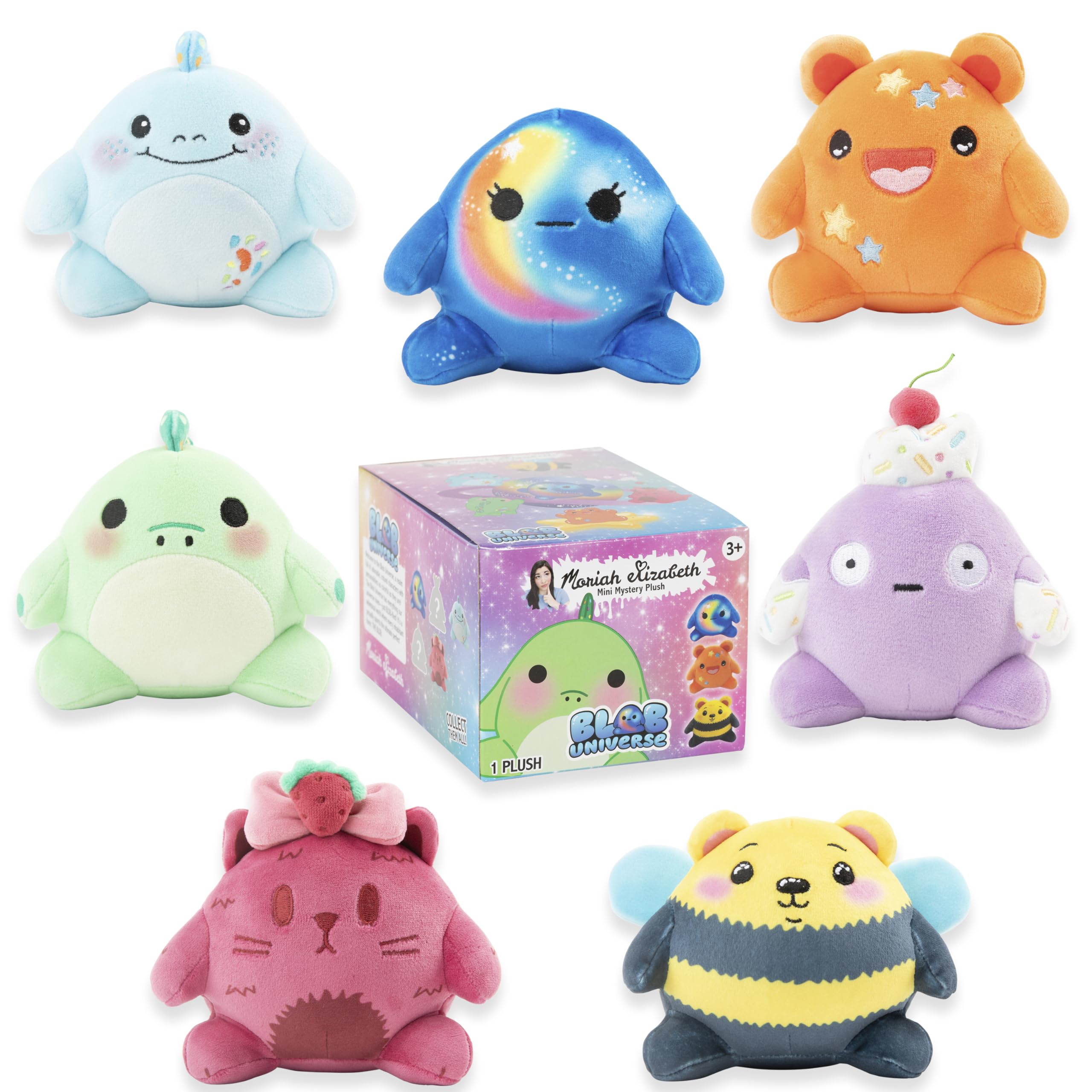 `Moriah Elizabeth - 6 Mini Mystery Plush - Blob Universe - Series 1```