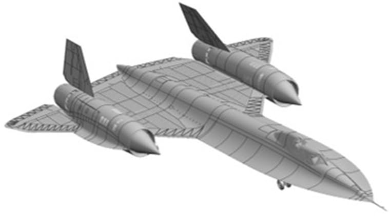 Revell 03751 Lockheed SR-71B Blackbird 1:48 Scale - Unbuilt/Unpainted Plastic Model Kit