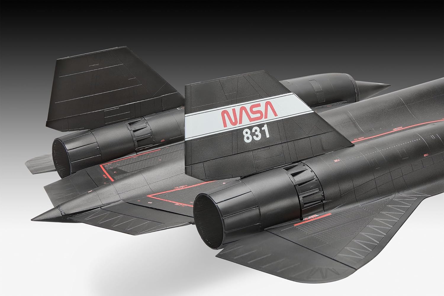 Revell 03751 Lockheed SR-71B Blackbird 1:48 Scale - Unbuilt/Unpainted Plastic Model Kit
