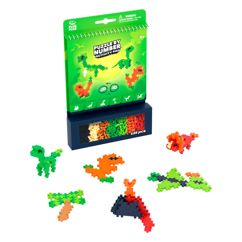 Plus-Plus Activiteitsset – dinosaurus – 125 delen