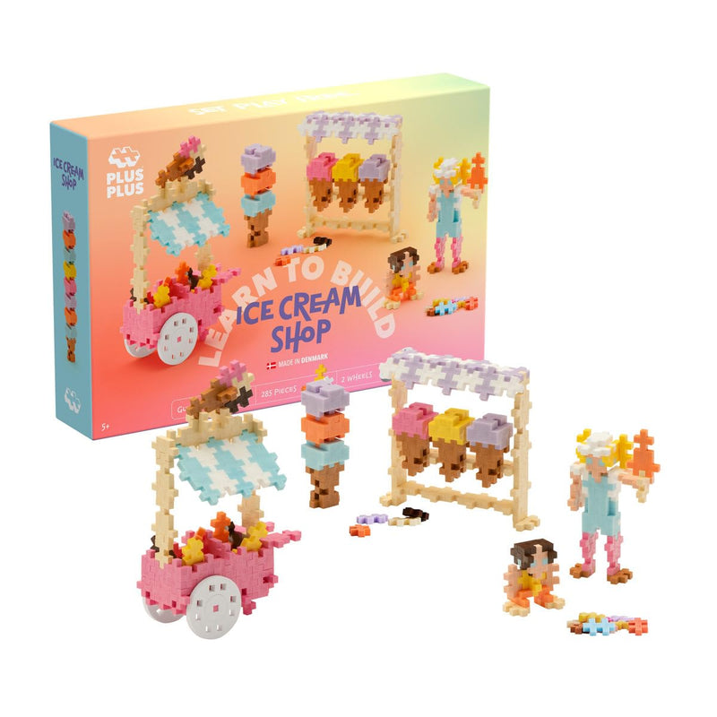 Plus Plus - Learn To Build Ice Cream Shop (4351)