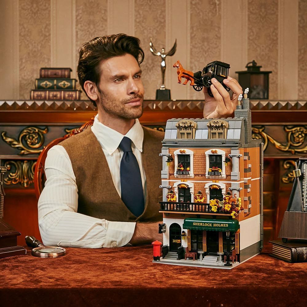 Pantasy Bouwset figuur Sherlock Holmes, Residence 221B (85014