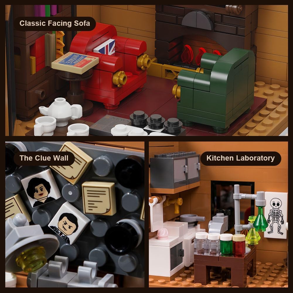Pantasy Bouwset figuur Sherlock Holmes, Residence 221B (85014