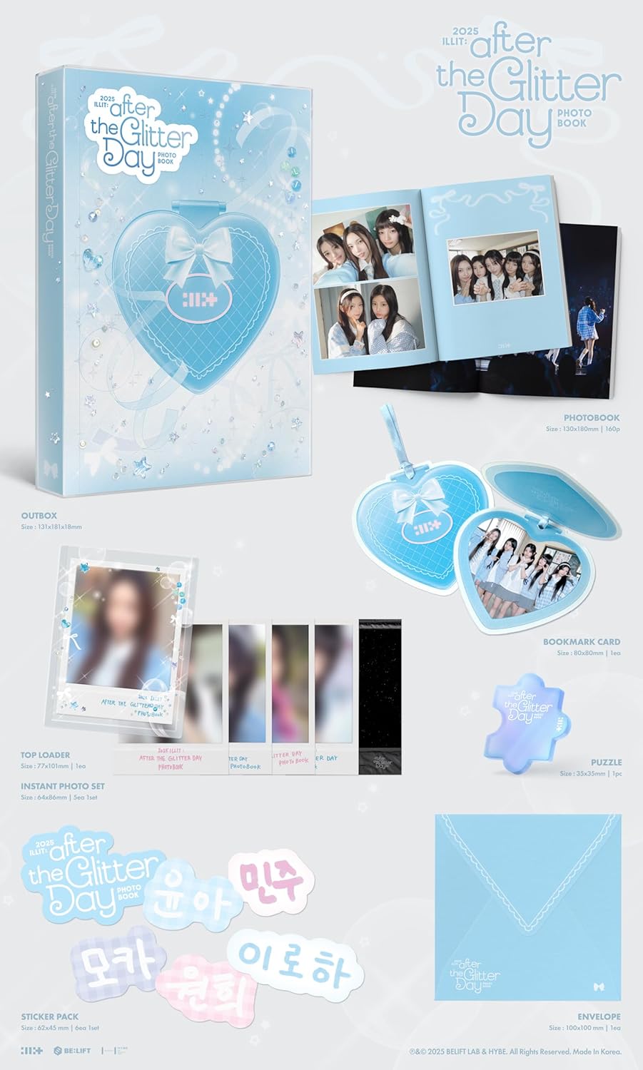 2025 Illit: na The Glitter Day Photobook