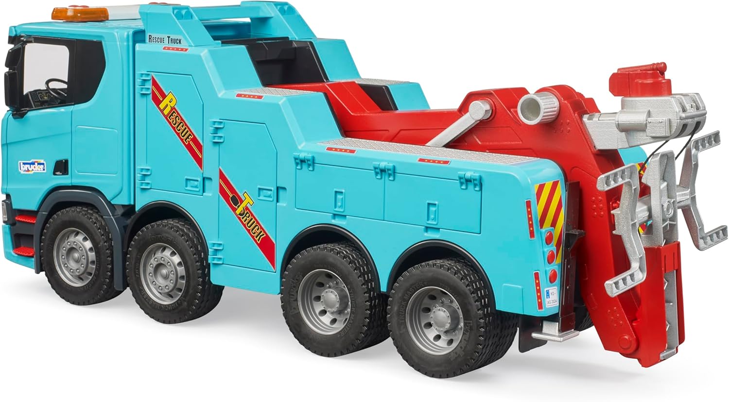 Bruder 03553 - Scania Super 560R Breakdown and Towing Truck with Light and Sound Module - 1:16 Vehicles, Tow Trucks, Tugs, Roadside Assistance, Carriers