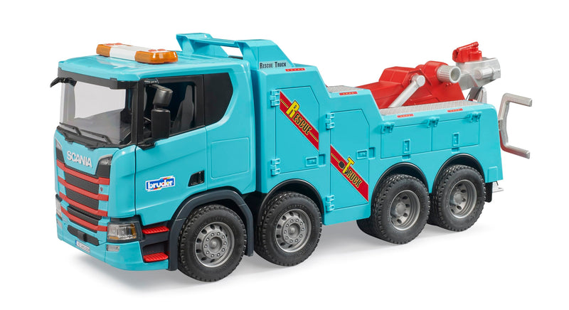 Bruder 03553 - Scania Super 560R Breakdown and Towing Truck with Light and Sound Module - 1:16 Vehicles, Tow Trucks, Tugs, Roadside Assistance, Carriers