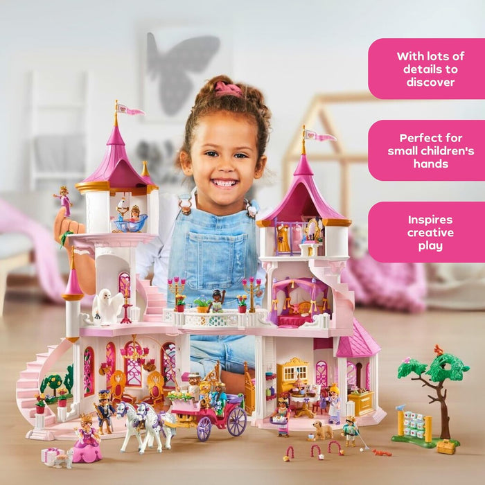 Playmobil | Princess Magic | Princess Castle with Royal Couple | Princess Toy | Castle Playset | Fairy Tale Toy for Kids Aged 4+ | 71845