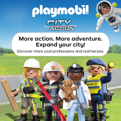 Playmobil | Action Heroes | Police Command Centre | Police toy | Adventure toy for children aged 4+ | Encourages role play & creativity | With play figures & accessories | 71873