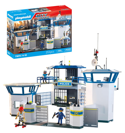 Playmobil | Action Heroes | Police Command Centre | Police toy | Adventure toy for children aged 4+ | Encourages role play & creativity | With play figures & accessories | 71873