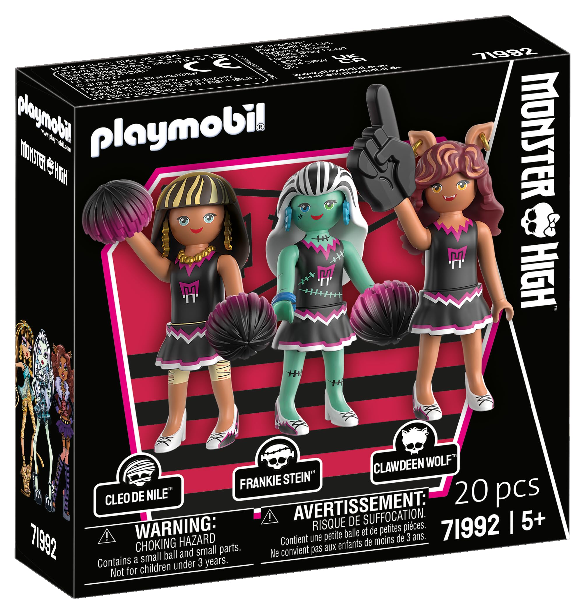 Playmobil | Monster High | Fear Squad Pack | Scary play figure set for creative Halloween adventures | With detailed figures & accessories | Perfect for monster fans aged 5+ | 71992