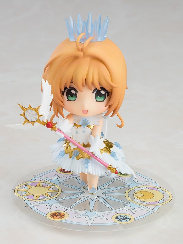 Good Smile Company Nendoroid Card Captor Sakura, Clear Card Version, Kinomoto Sakura, Clear Version, Non-scale, Plastic, Pre-painted Action Figure, Resale